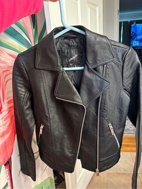 Collectionb New York faux leather jacket